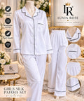 Luvia Rose Lightweight & Breathable Silk Pajama Lounge Set