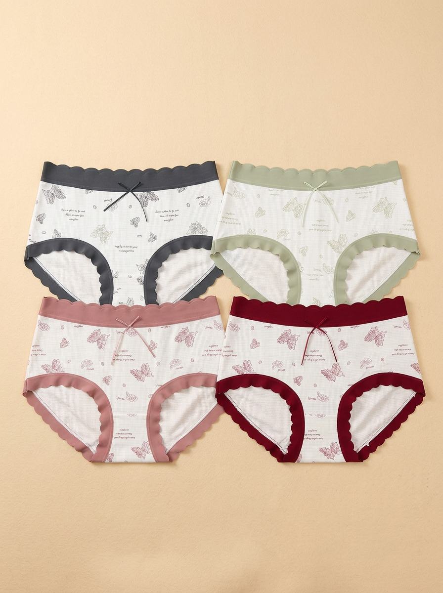 4-Pack Everyday Comfort Panties | Soft Cotton-Blend
