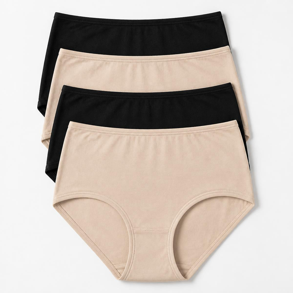 4-Pack Everyday Comfort Panties | Soft Cotton Blend
