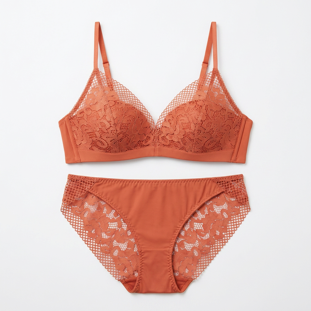 Elegant Lace & Comfort Bra Panty Set