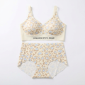 Women’s Printed Comfort Bra & High-Waist Brief Set