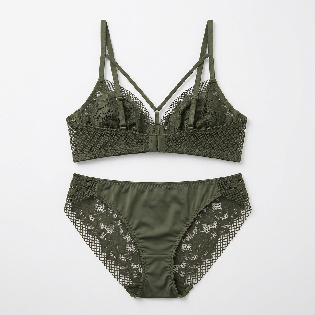 Elegant Lace & Comfort Bra Panty Set