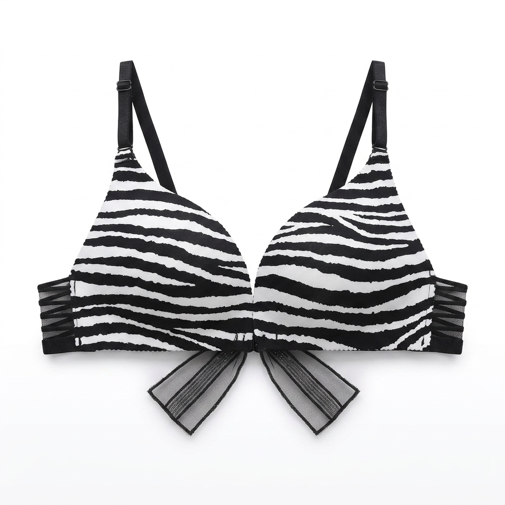 Luvia Rose Black Bow Detail Bra